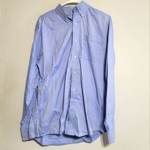 SOUTHERN TIDE Long Sleeve Blue Button Down Shirt Oxford Size Medium Mens‎